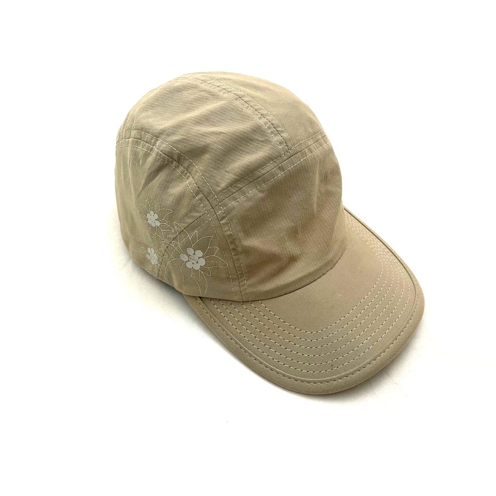 KUHL Women's Floral Renegade Strapback Hat Cap Tan Hiking Running Lightweight